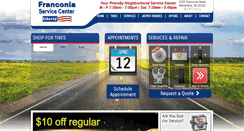 Desktop Screenshot of franconiaservicecenter.com